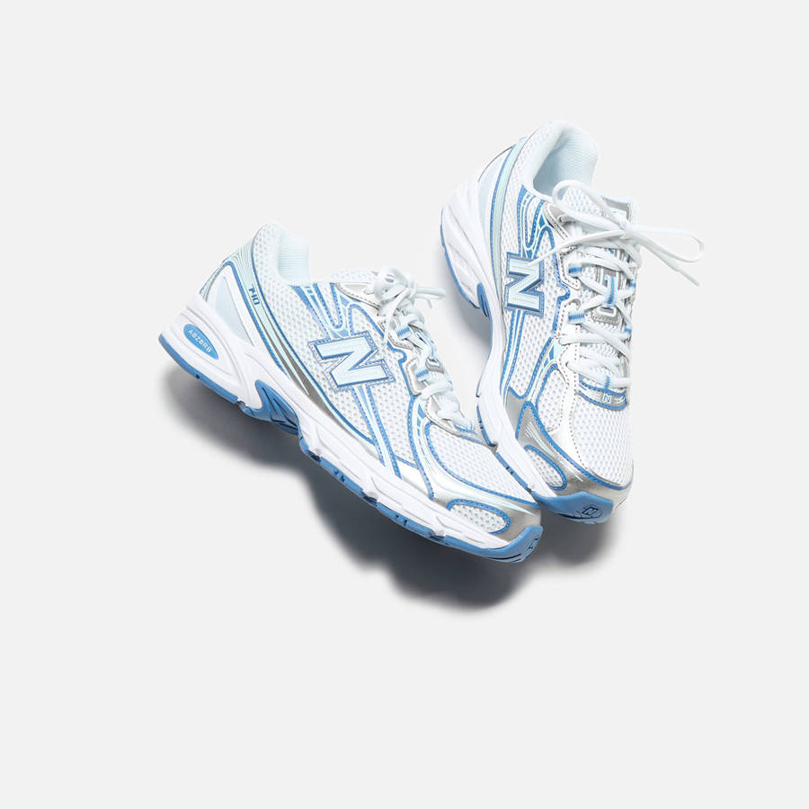 Blue / Grey / White Women Kith New Balance 740 Sneakers | 5369-GJEWF
