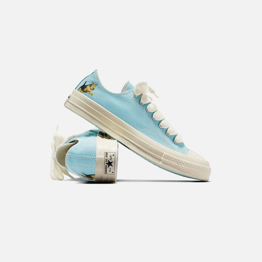 Blue / Multicolor / White Men Kith Converse x Golf Le Fleur Airedale Sneakers | 9435-UFVQT