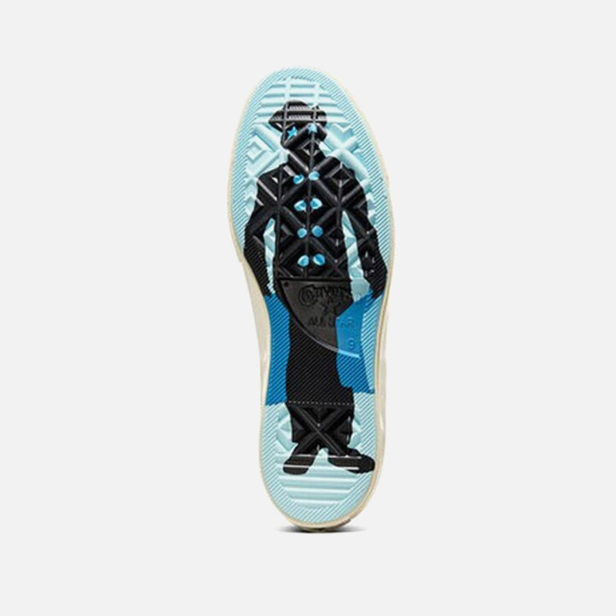 Blue / Multicolor / White Men Kith Converse x Golf Le Fleur Airedale Sneakers | 9435-UFVQT
