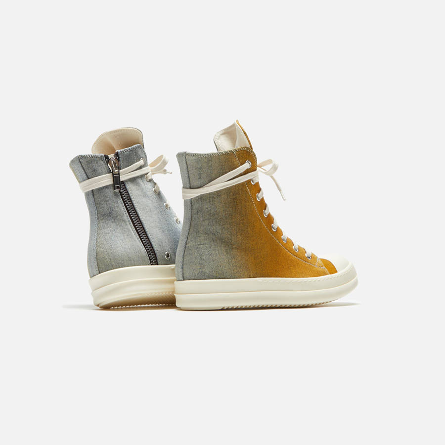 Blue / Orange / Blue Women Kith Rick Owens WMNS DRKSHDW Sneakers | 0691-OEGAK