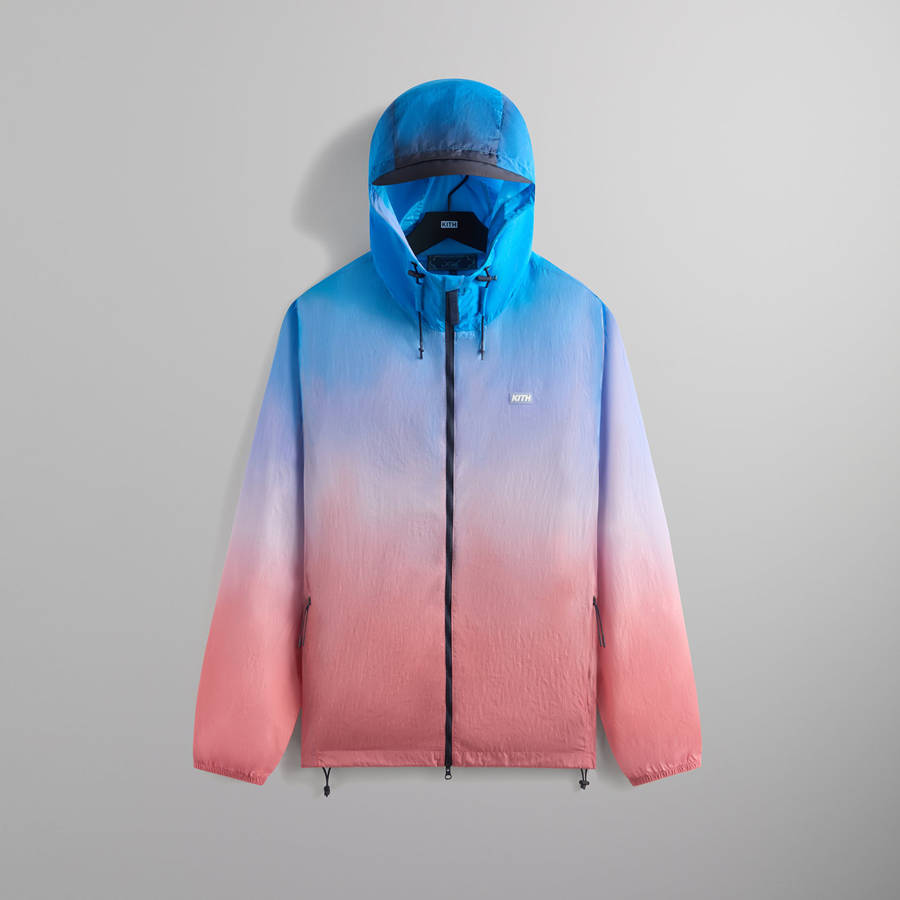 Blue / Pink Men Kith Damien Windbreaker Jackets | 1280-QCRUT