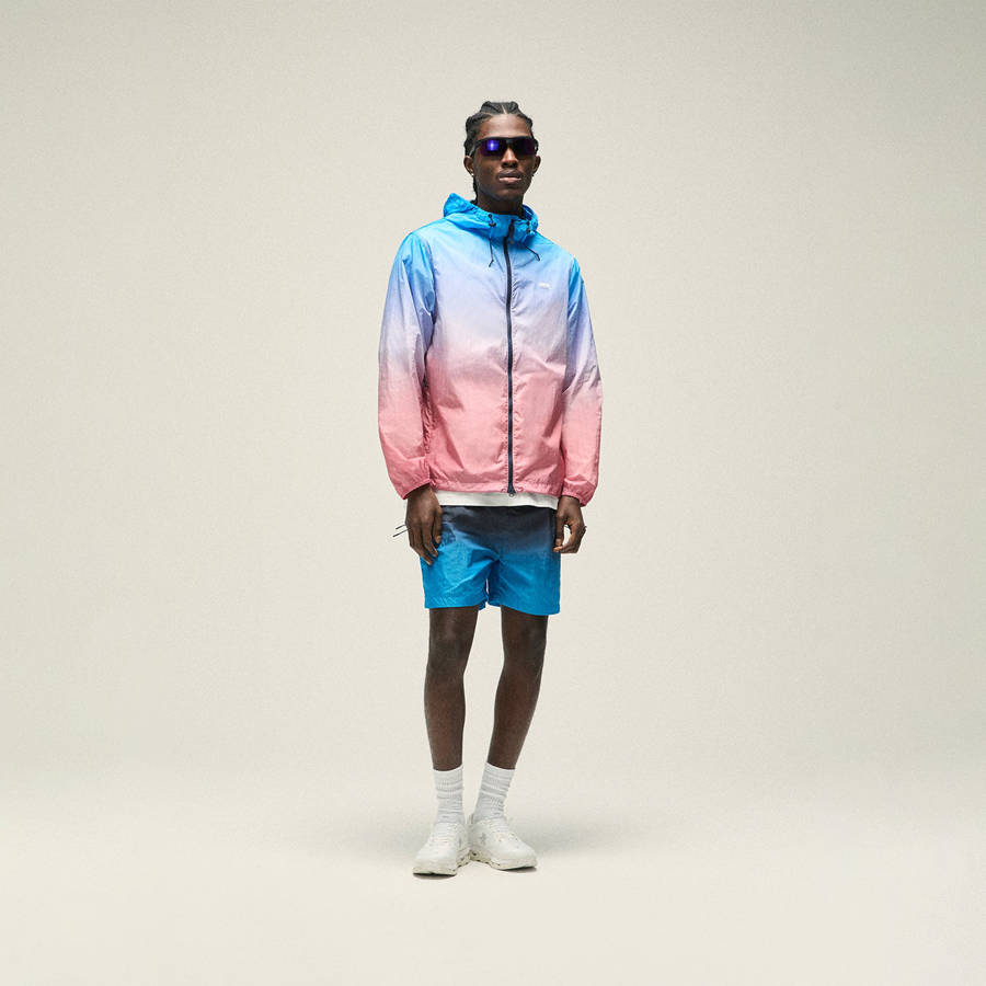 Blue / Pink Men Kith Damien Windbreaker Jackets | 1280-QCRUT