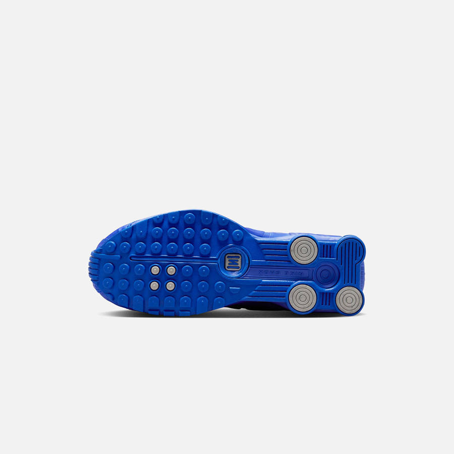 Blue / Silver Men Kith Nike WMNS Shox R4 Sneakers | 9876-EVADY