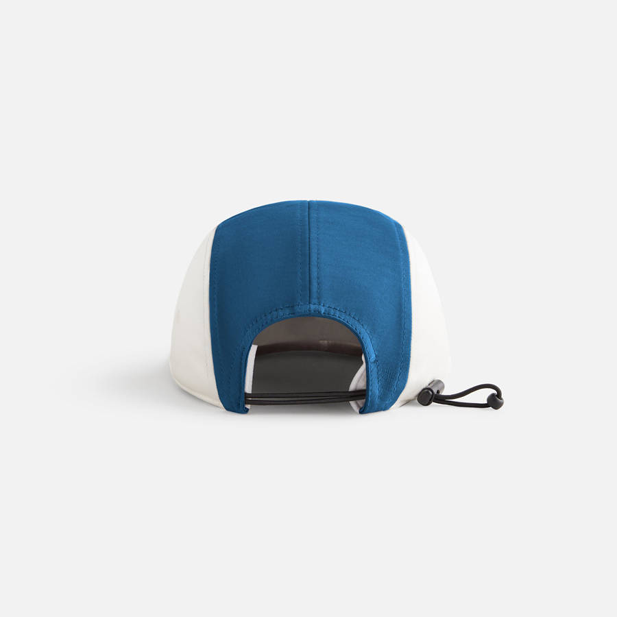 Blue / White Kids' Kith Satin Active Cap Headwear | 3857-UTQPM