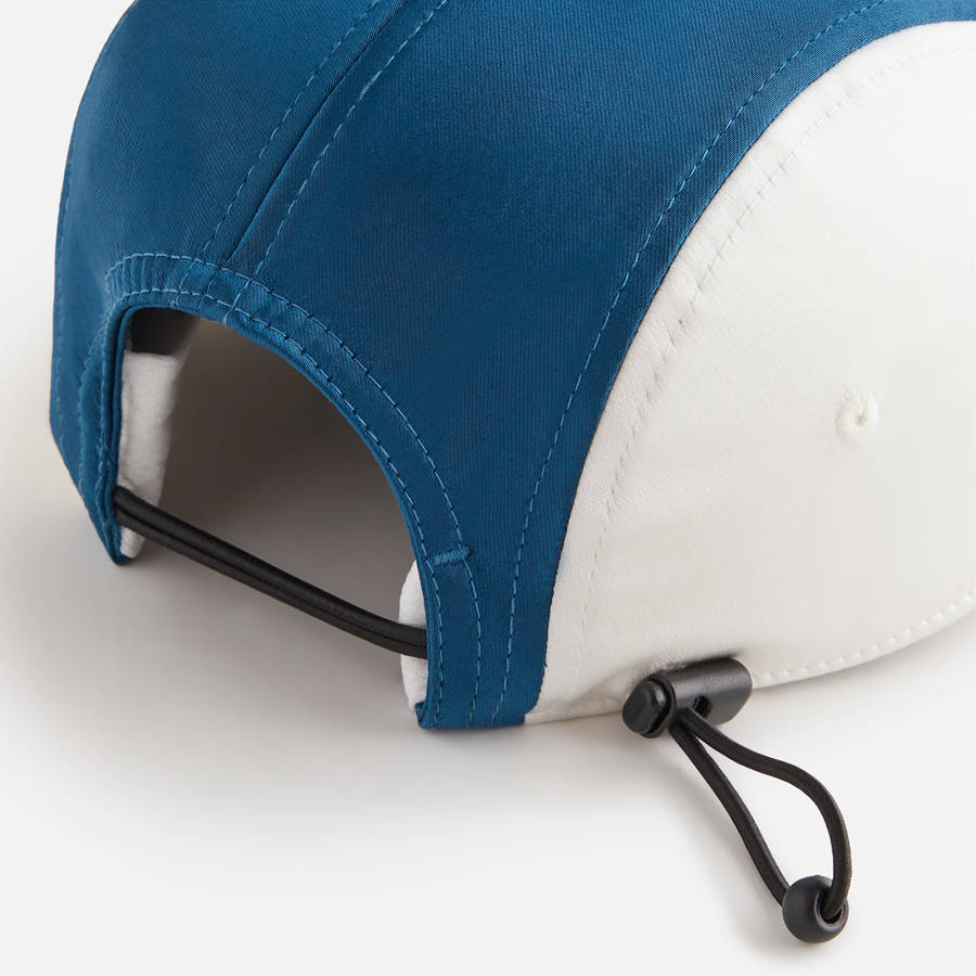 Blue / White Kids' Kith Satin Active Cap Headwear | 3857-UTQPM