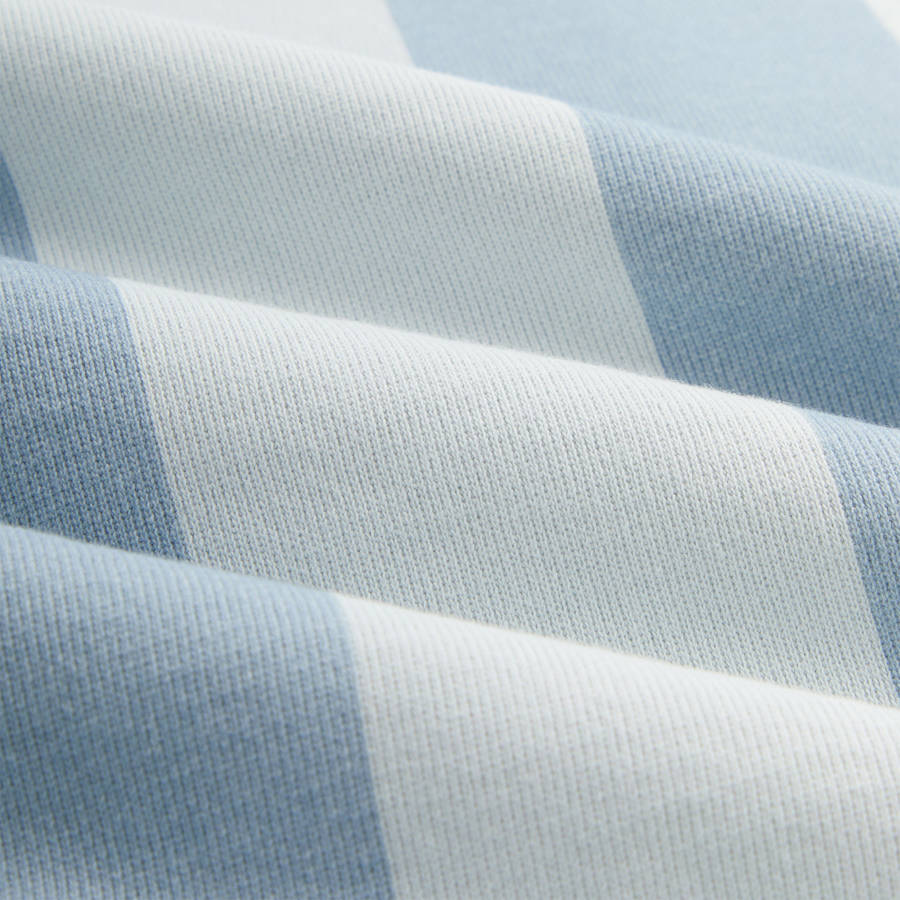 Blue / White Men Kith Nelson Collared Pullover Shirts | 1984-HPTOK