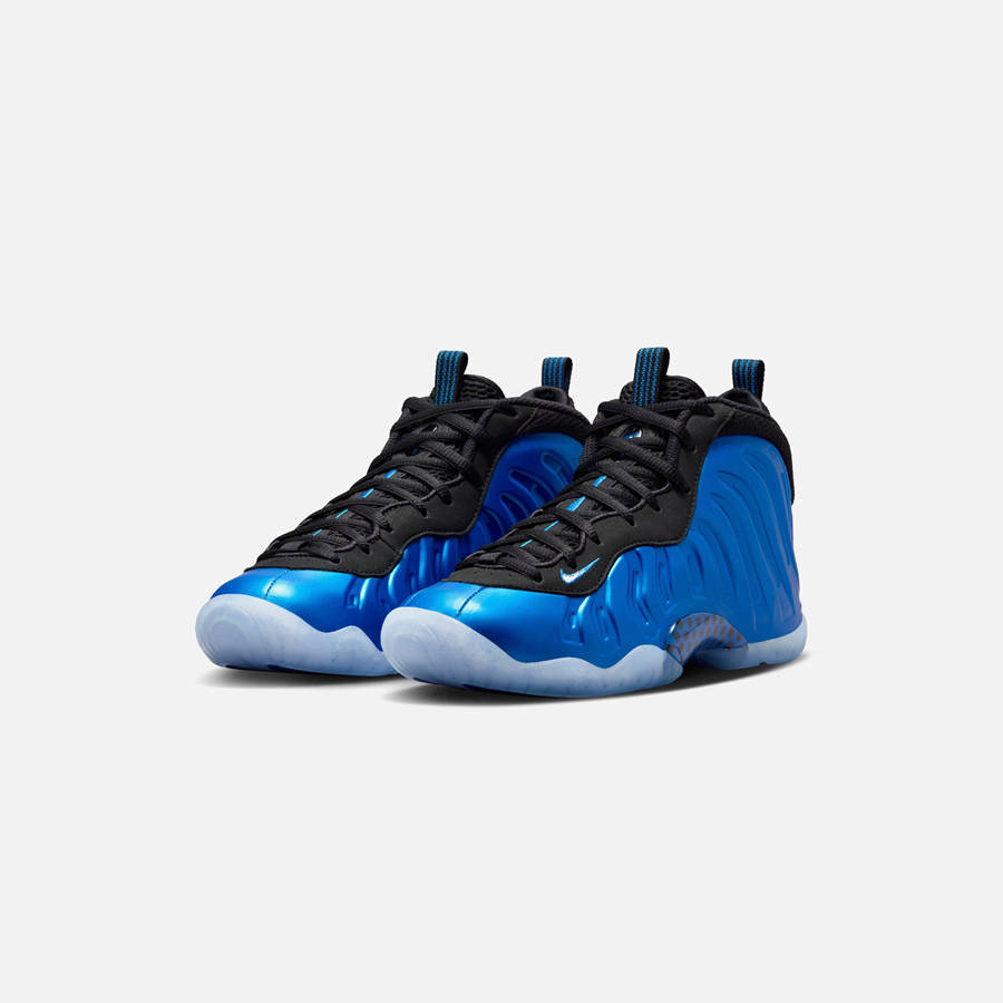 Blue / White / Black Kids' Kith Nike GS Air Foamposite One Sneakers | 2796-MVNDE
