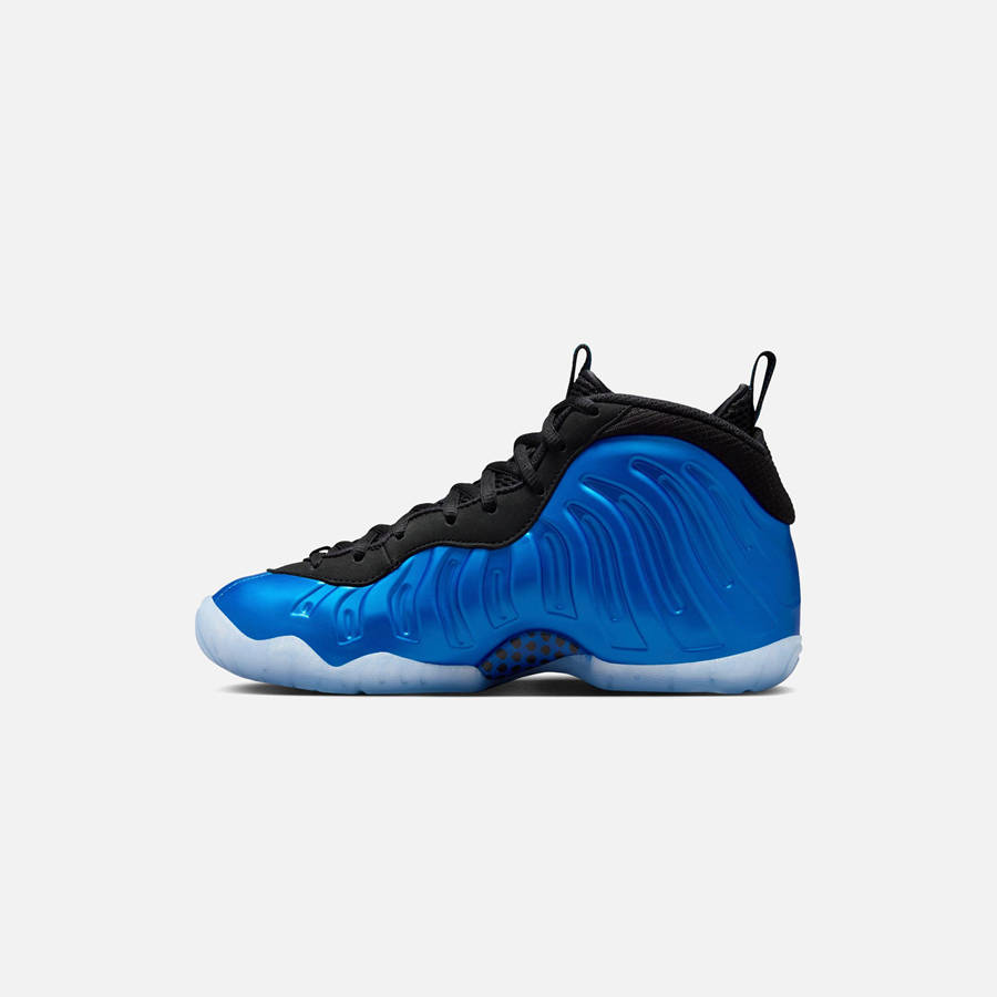 Blue / White / Black Kids' Kith Nike GS Air Foamposite One Sneakers | 2796-MVNDE