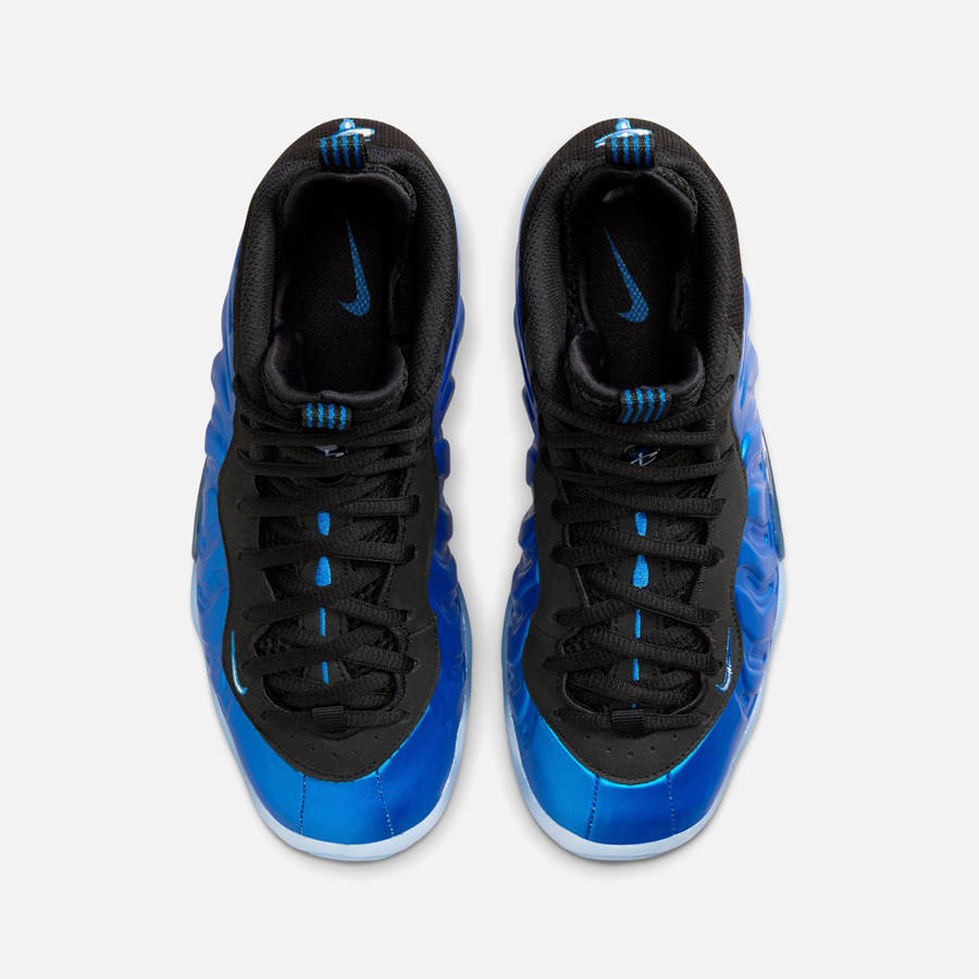 Blue / White / Black Kids' Kith Nike GS Air Foamposite One Sneakers | 2796-MVNDE