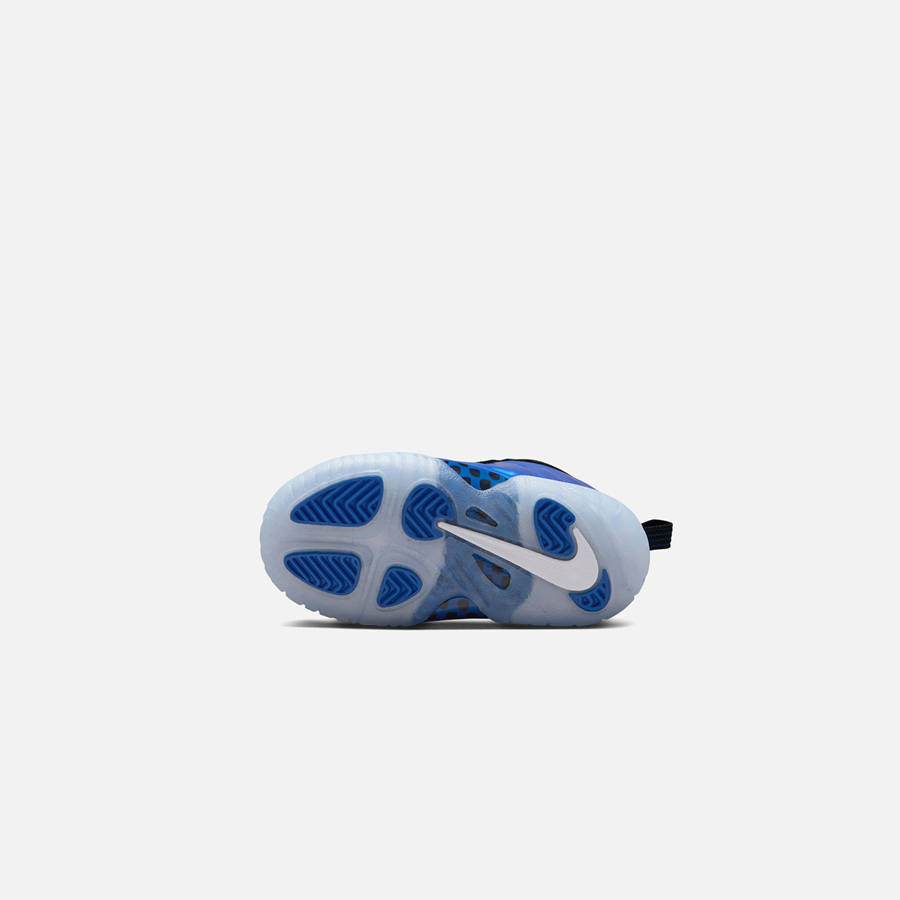 Blue / White / Black Kids' Kith Nike TD Air Foamposite One Sneakers | 1248-LHUBA