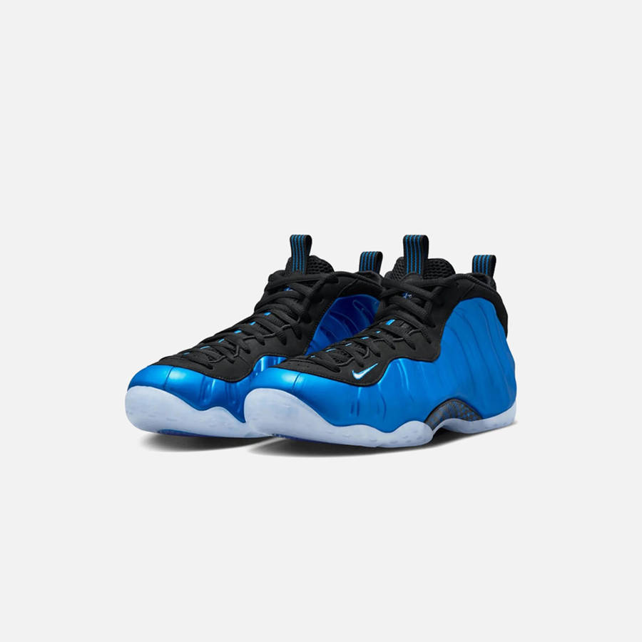 Blue / White / Black Men Kith Nike Air Foamposite One Sneakers | 7469-NBGKQ