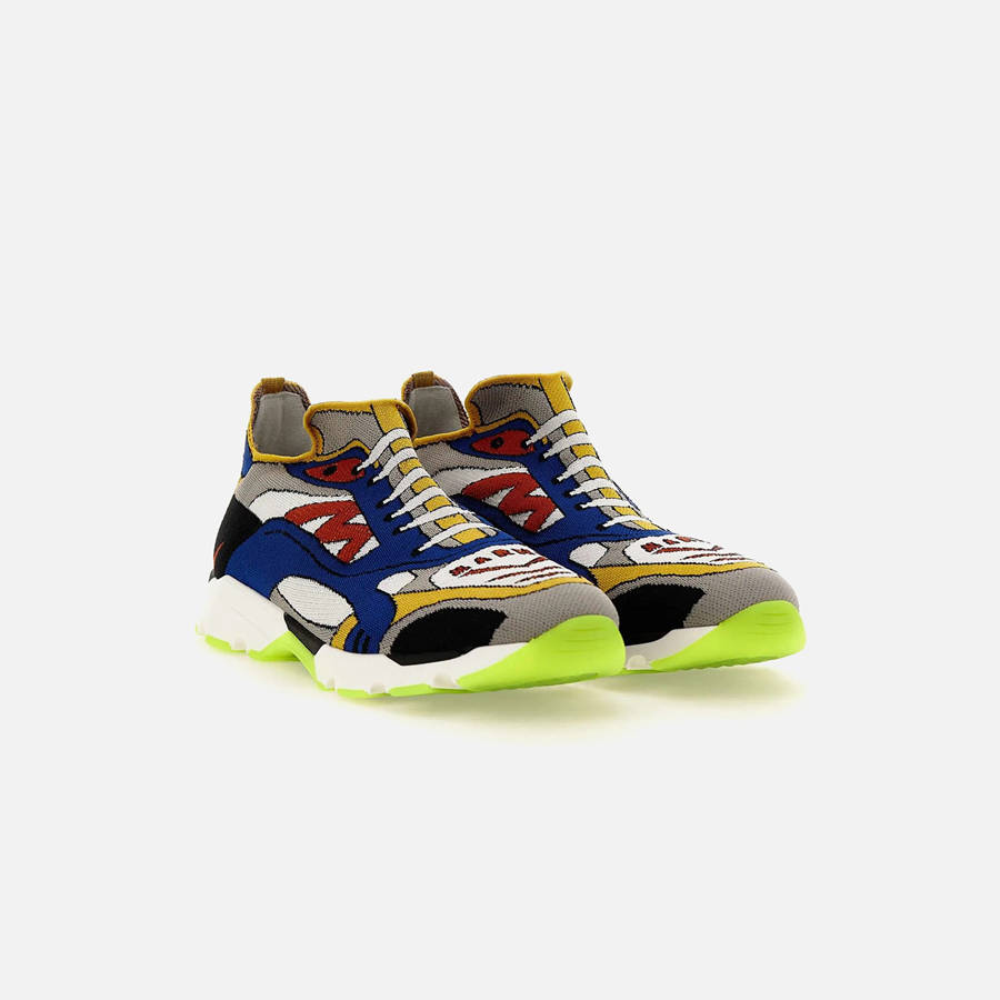 Blue / White / Red Men Kith Marni Sneakers | 4150-SEMJB
