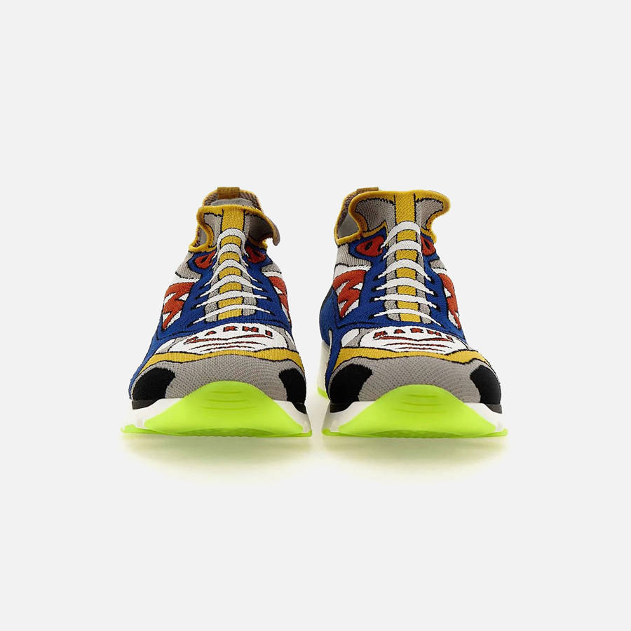 Blue / White / Red Men Kith Marni Sneakers | 4150-SEMJB
