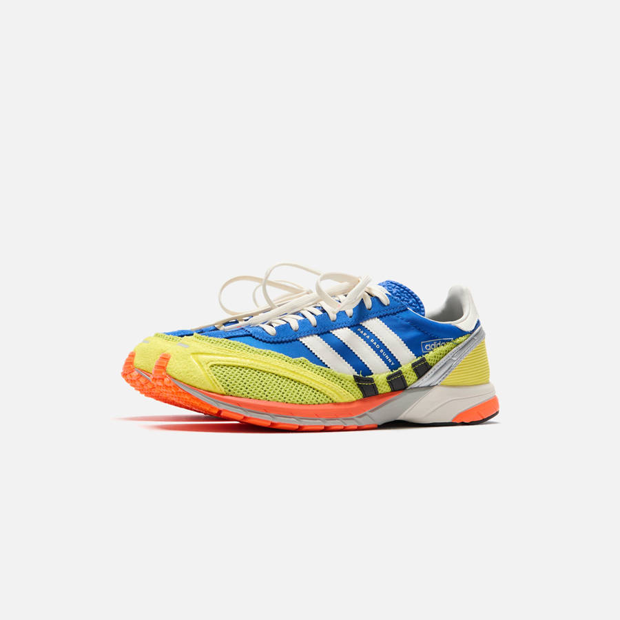 Blue / White / Yellow Women Kith adidas x Bad Bunny Adizero SL 72 Shoes | 6701-SZEQK
