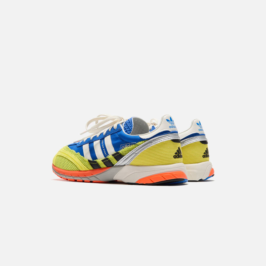 Blue / White / Yellow Women Kith adidas x Bad Bunny Adizero SL 72 Shoes | 6701-SZEQK