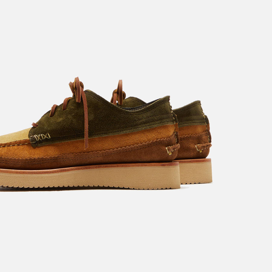 Brown Green Men Kith Yuketen FO Quatro Loafers | 1789-XENVB