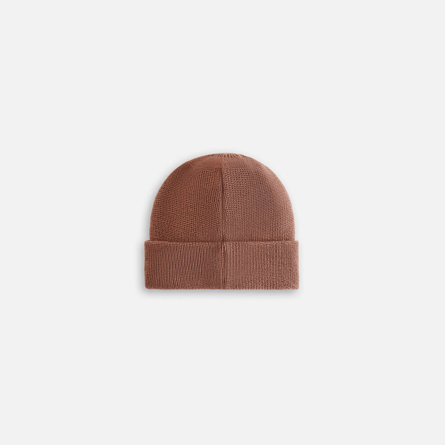 Brown Kids' Kith Classic Beanie Headwear | 0634-YFQAO