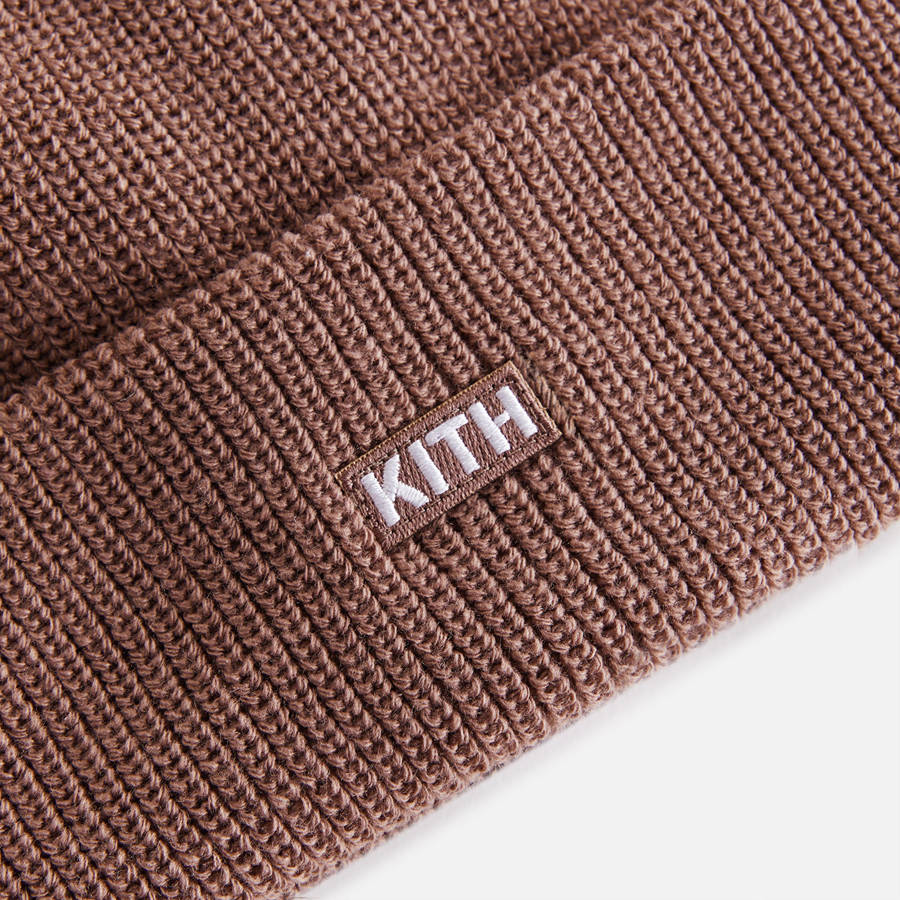 Brown Kids' Kith Classic Beanie Headwear | 0634-YFQAO