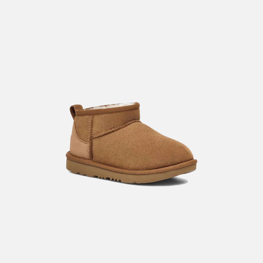 Brown Kids' Kith UGG Classic Ultra Mini Boots | 4120-ZUCSH