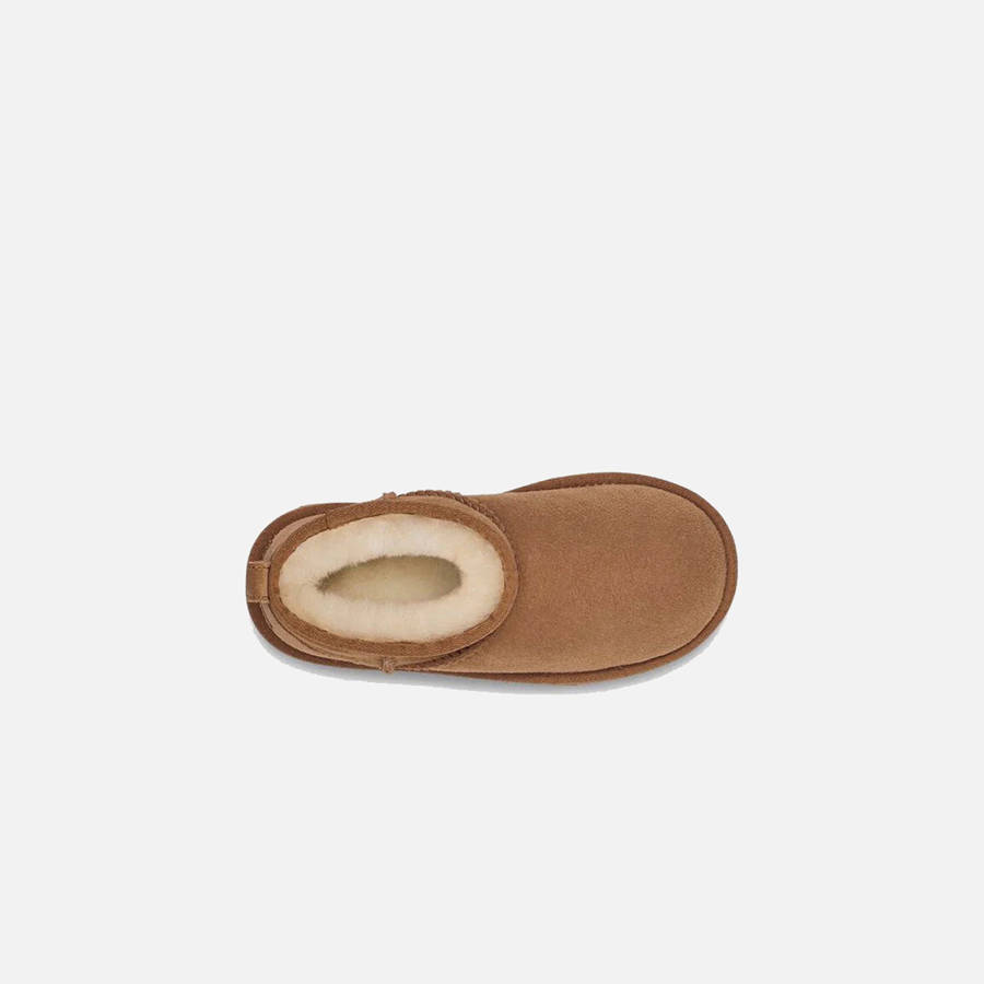 Brown Kids' Kith UGG Classic Ultra Mini Boots | 4120-ZUCSH