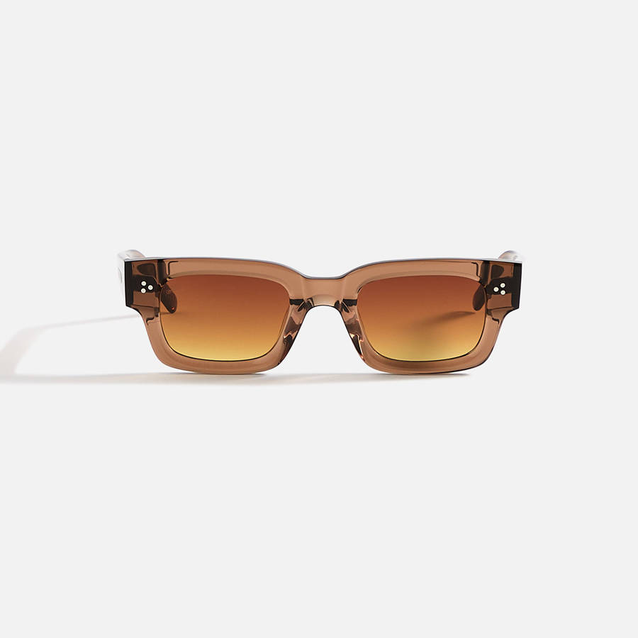 Brown Men Kith AKILA Syndicate Sunglasses | 9478-DUBZX
