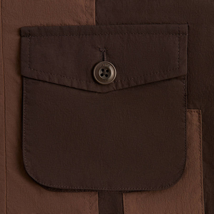 Brown Men Kith Amare Patchworked Jackets | 7268-ZRCUG