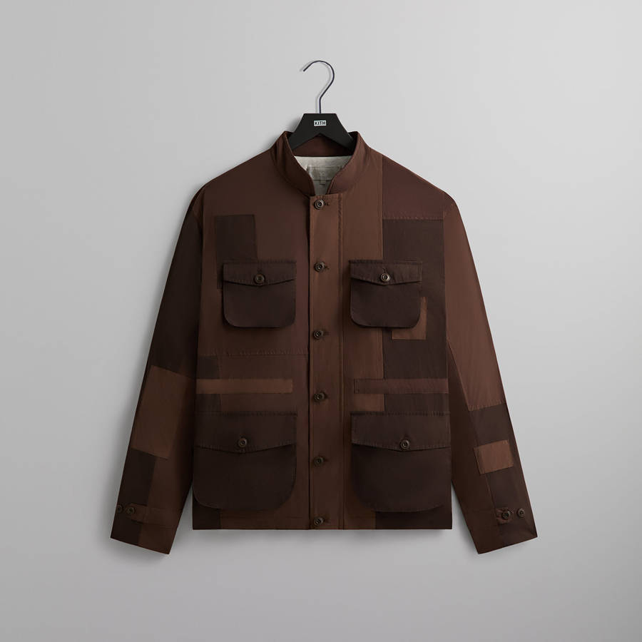 Brown Men Kith Amare Patchworked Jackets | 7268-ZRCUG