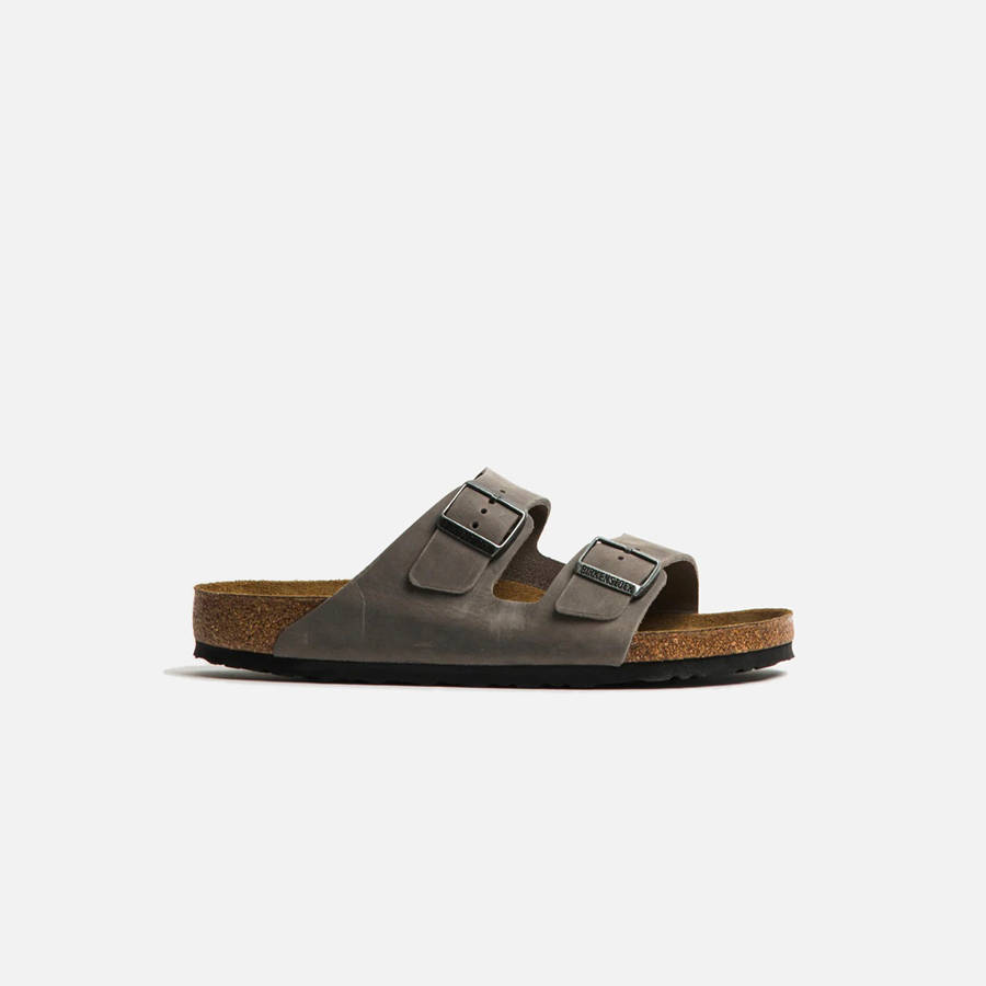 Brown Men Kith Birkenstock Arizona Soft Footbed Oiled Leather Sandals | 1685-VRKDC