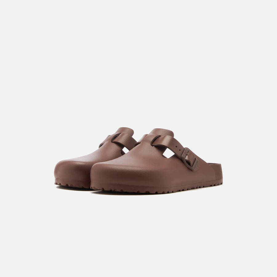 Brown Men Kith Birkenstock Boston EVA Sandals | 8634-NSBQD