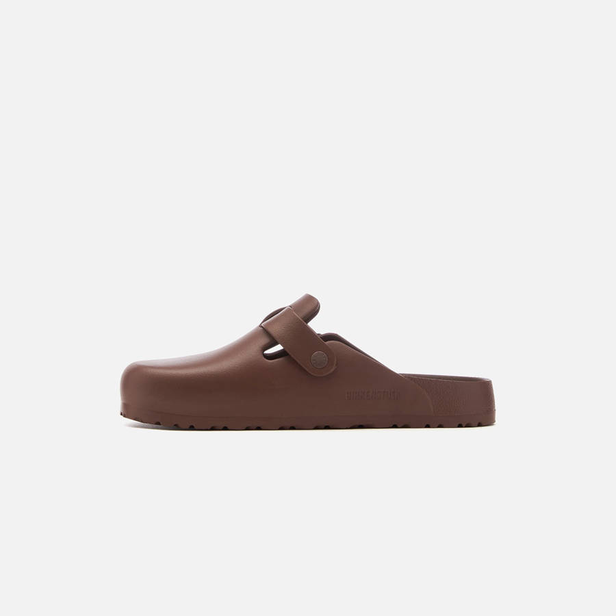 Brown Men Kith Birkenstock Boston EVA Sandals | 8634-NSBQD