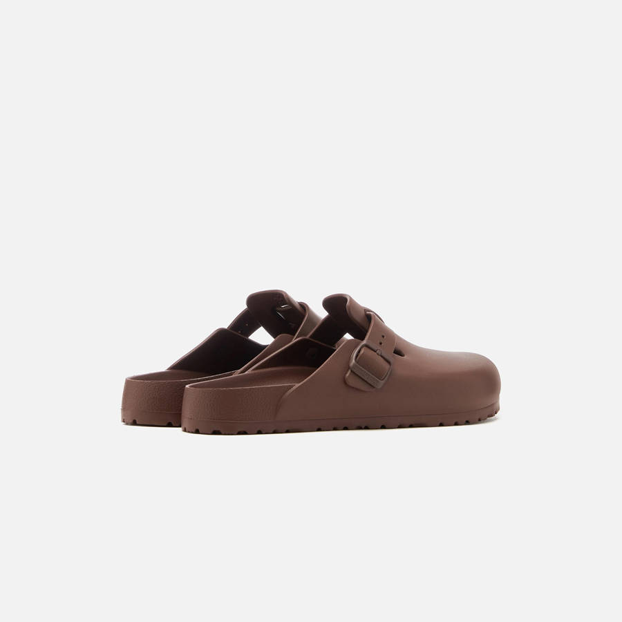 Brown Men Kith Birkenstock Boston EVA Sandals | 8634-NSBQD