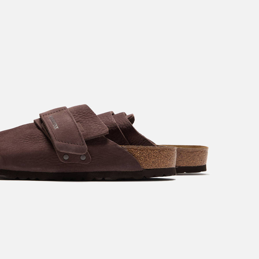 Brown Men Kith Birkenstock Nagoya Nubuck Sandals | 3691-GVPSM