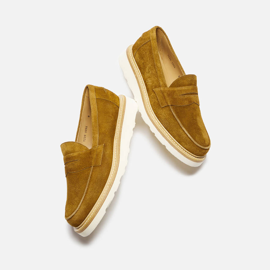 Brown Men Kith Blackstock and Weber The Ellis Penny Loafers | 2745-EJTMP