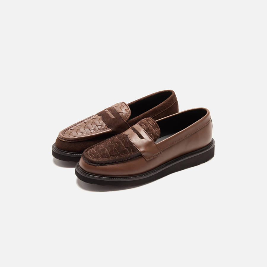 Brown Men Kith Caminando Loafers | 9421-XHGMK
