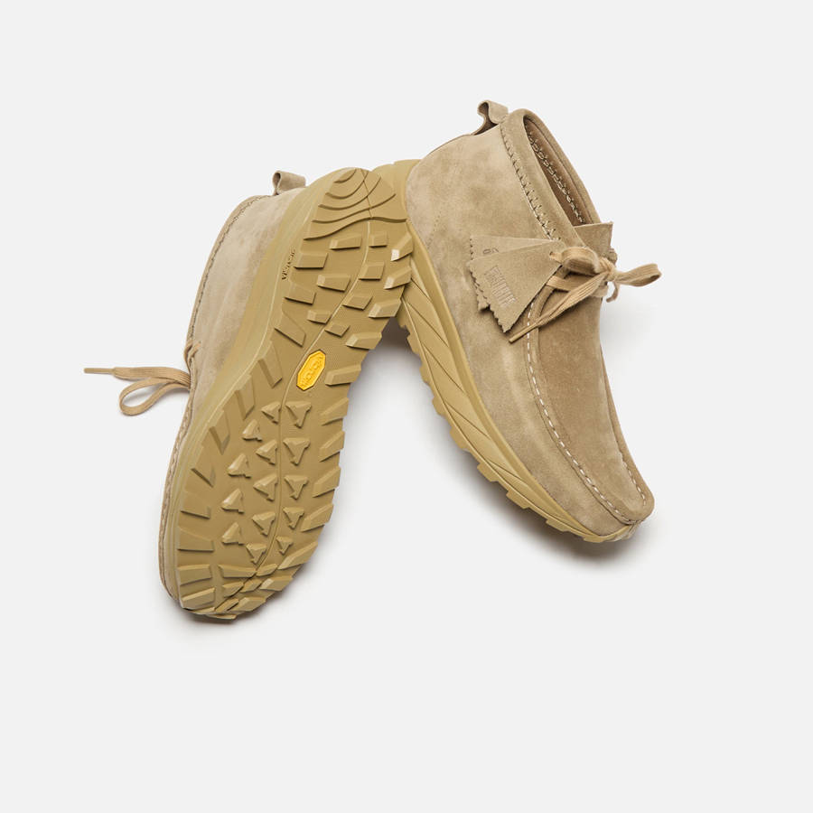 Brown Men Kith Clarks Wallabee Eden Dark Boots | 8950-FKTOX