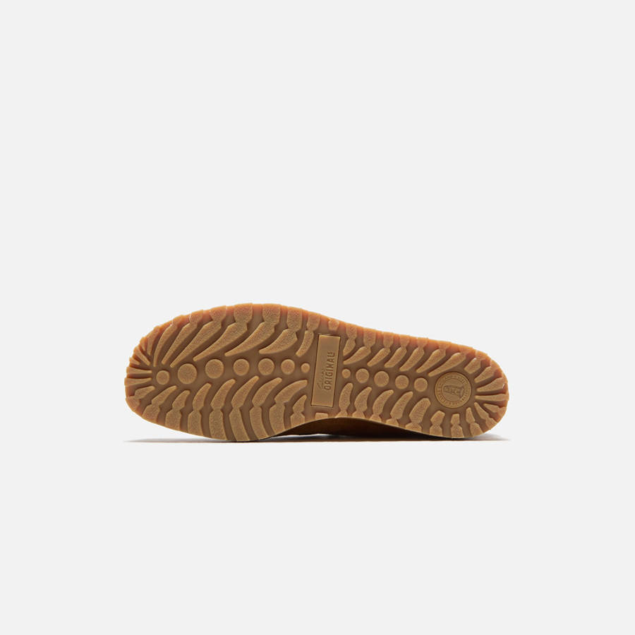 Brown Men Kith Clarks Wallabee Scout Suede Boots | 9372-OISNP