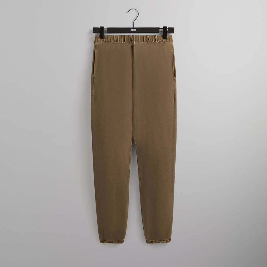 Brown Men Kith Compact Knit Nelson Sweat Pants | 1452-YUVMO