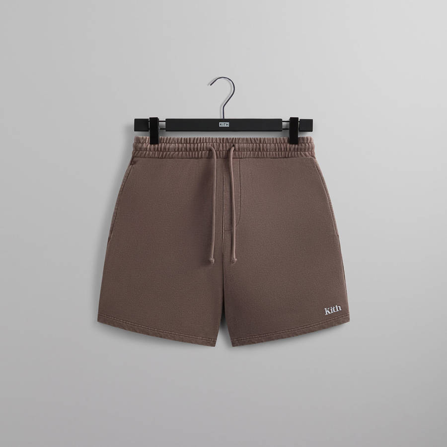 Brown Men Kith Curtis Shorts | 1759-GXYDJ