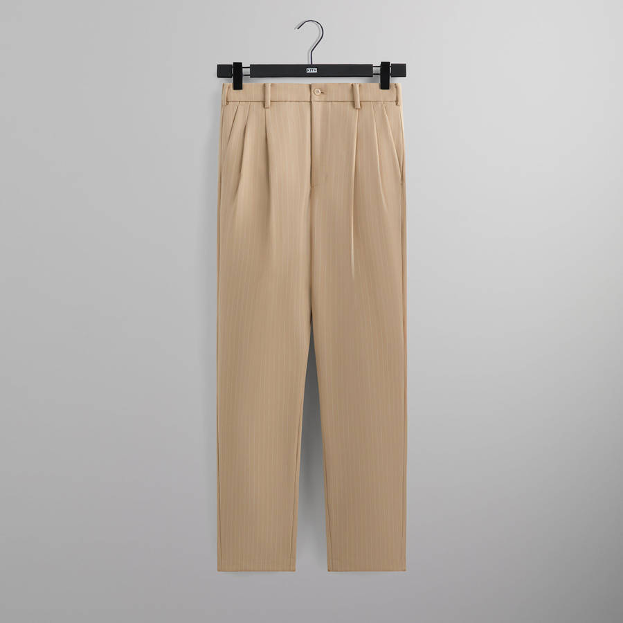 Brown Men Kith Double Weave Montrose Trouser Trousers | 0251-WYRNM