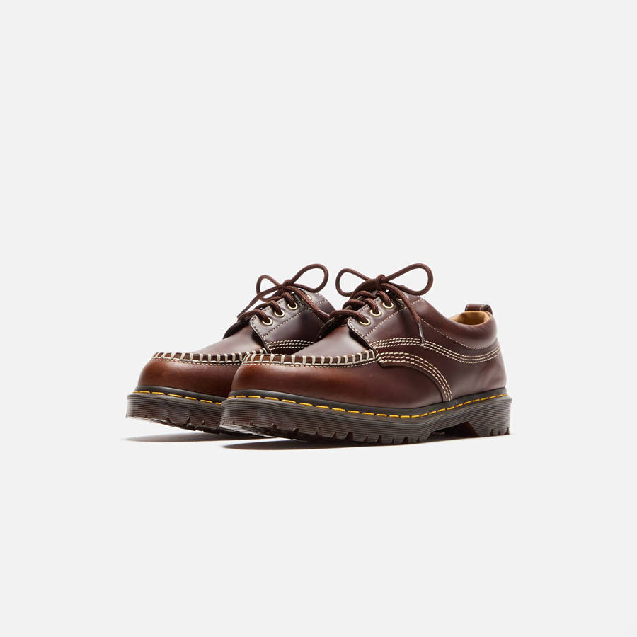 Brown Men Kith Dr. Martens Lowell Derby | 0654-ZGDXA