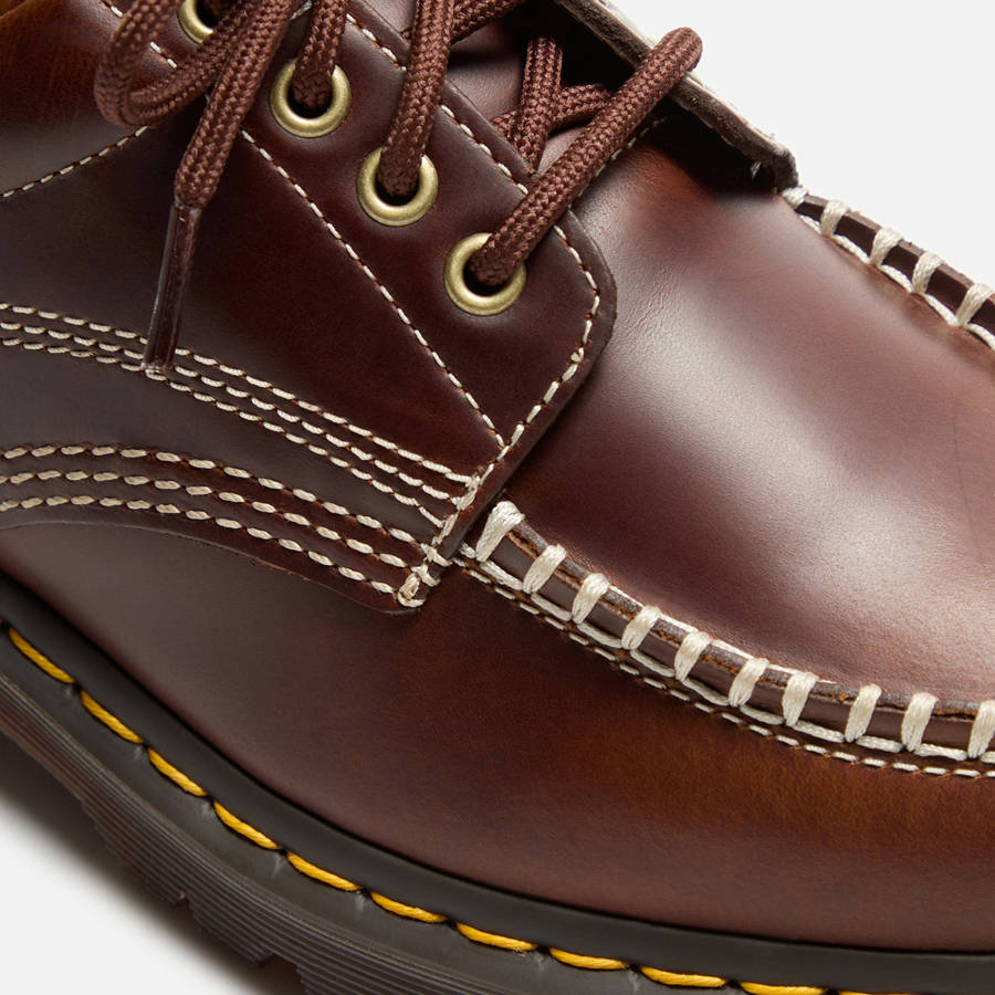 Brown Men Kith Dr. Martens Lowell Derby | 0654-ZGDXA