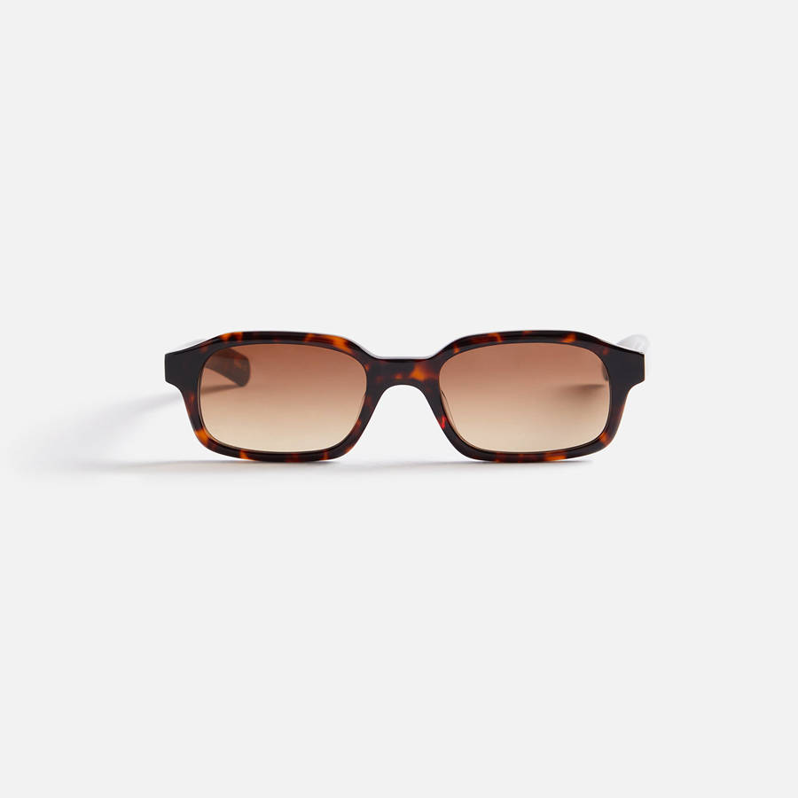 Brown Men Kith Flatlist Hanky Sunglasses | 6971-QDASK
