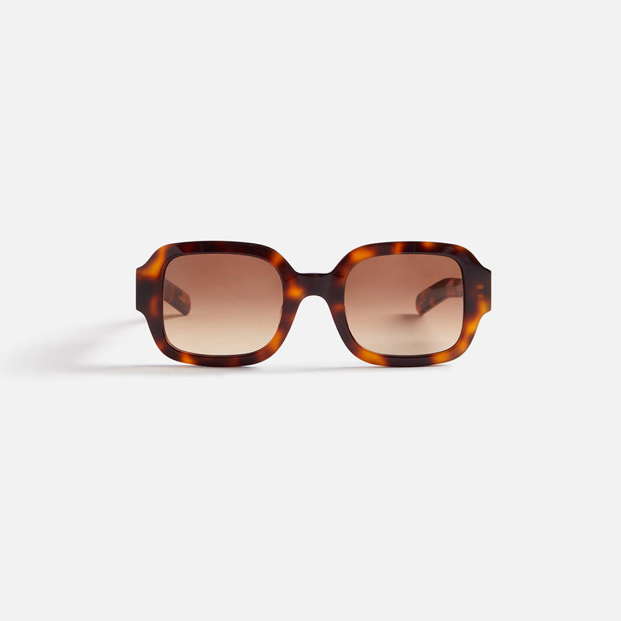 Brown Men Kith Flatlist Tishkoff Sunglasses | 9102-TJEMK