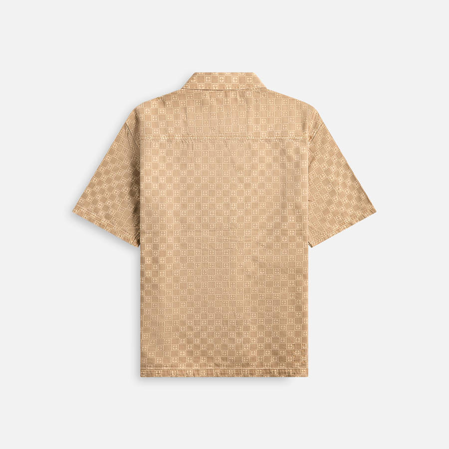 Brown Men Kith Ksubi Box Denim Shirts | 8650-RKNGU