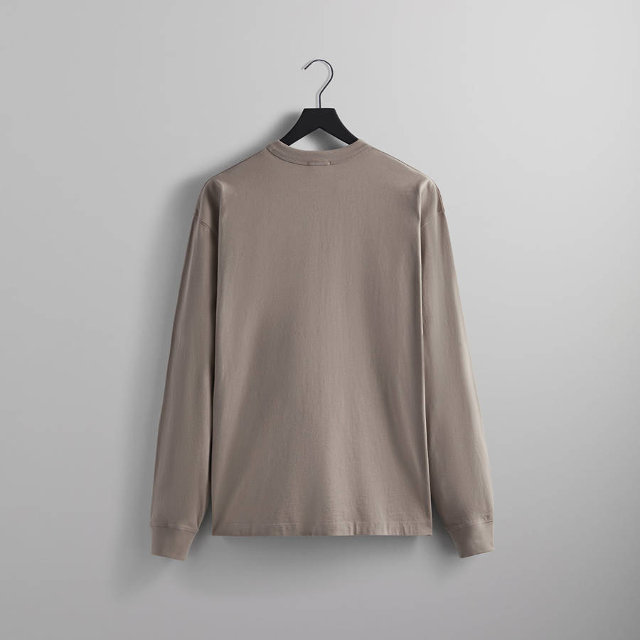 Brown Men Kith Long Sleeve Leonard T-Shirt | 1546-JSKGD