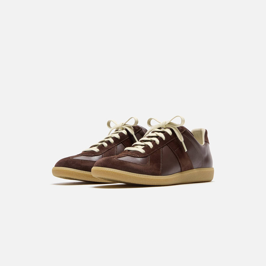 Brown Men Kith Maison Margiela Replica Sneakers Sneakers | 8607-ITMNO
