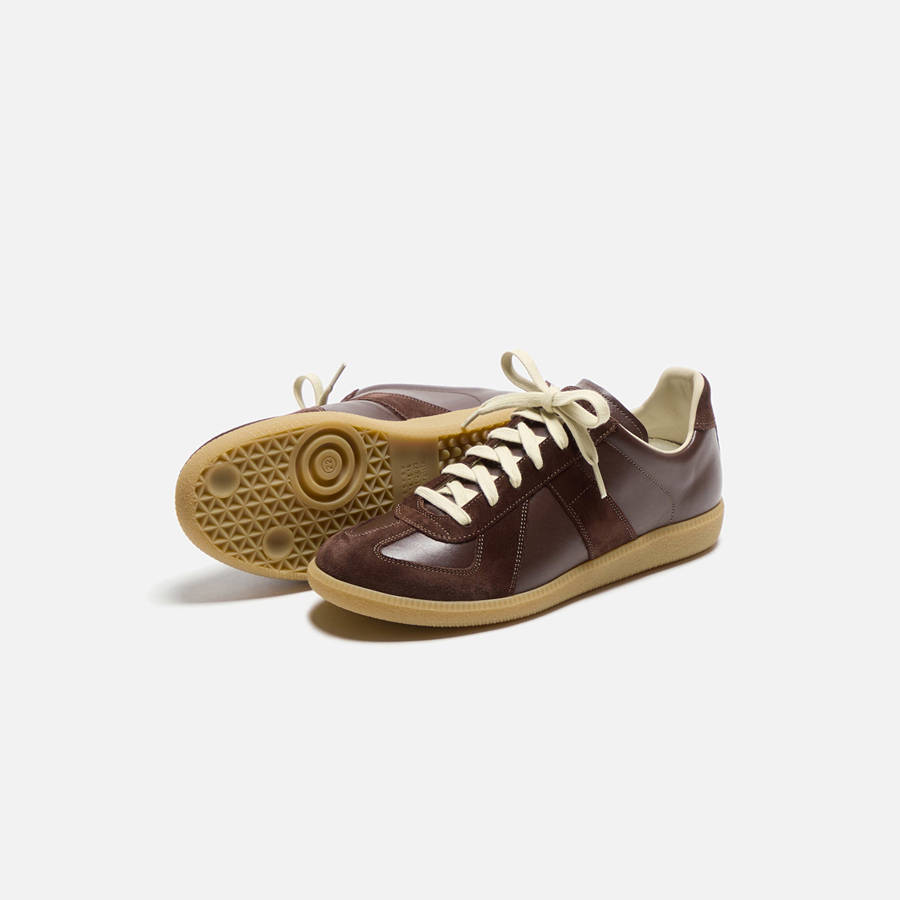 Brown Men Kith Maison Margiela Replica Sneakers Sneakers | 8607-ITMNO
