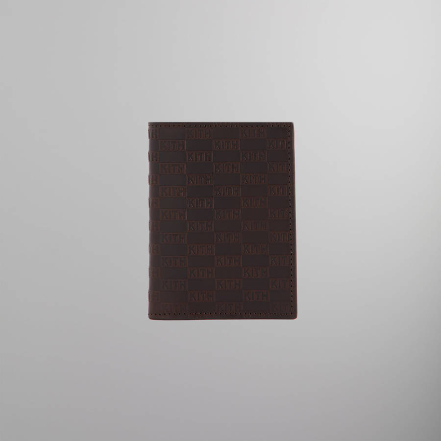 Brown Men Kith Monogram Bi-Fold Wallet Wallets | 9740-SCJEO