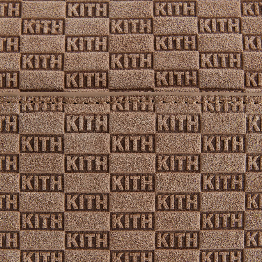 Brown Men Kith Monogram Suede Camera Crossbody Bags | 6502-CFETX