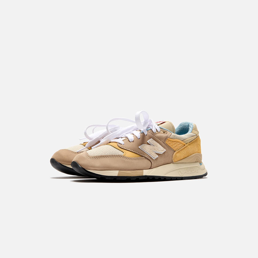 Brown Men Kith New Balance Made in USA 998 Sneakers | 5936-ECQTK